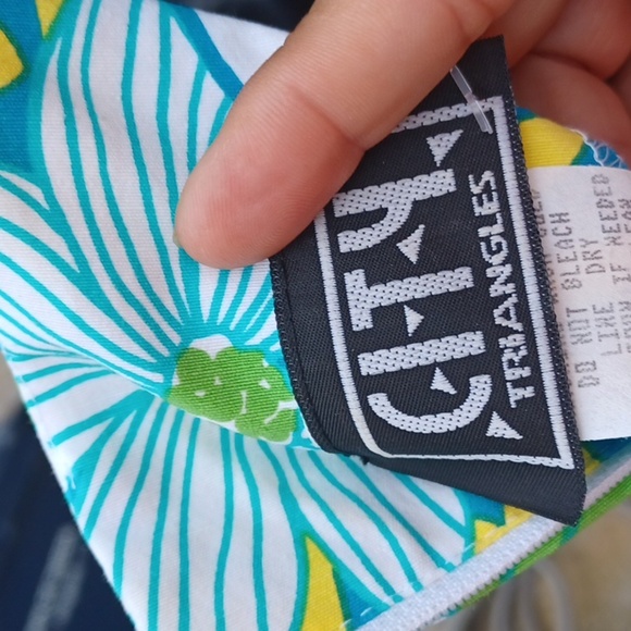 City Triangles Retro floral cotton blend dress, 70s style, vintage, sz 7/8 - Picture 5 of 6